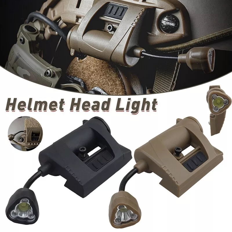 Outdoor Hunting Lights - หมวกกันน็อคยุทธวิธี 3 โหมด MPLS CHARGE LED