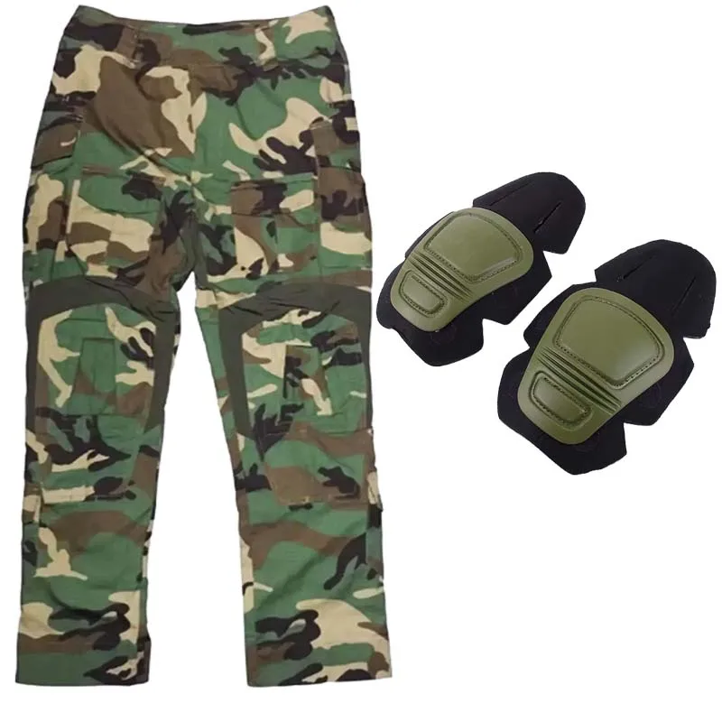 Outdoor Hunting Trousers - กางเกงต่อสู้กลางแจ้งยุทธวิธี Woodland GEN3 G3 USMC ยุทธวิธีการล่าสัตว์