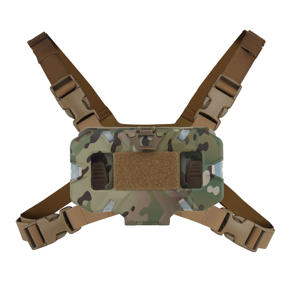 Outdoor Hunting Maps - กระเป๋าเก็บโทรศัพท์มือถือสำหรับกิจกรรมกลางแจ้ง สายรัดติดเสื้อกั๊กแบบ MOLLE สำหรับล่าสัตว์ เดินป่า ใส่