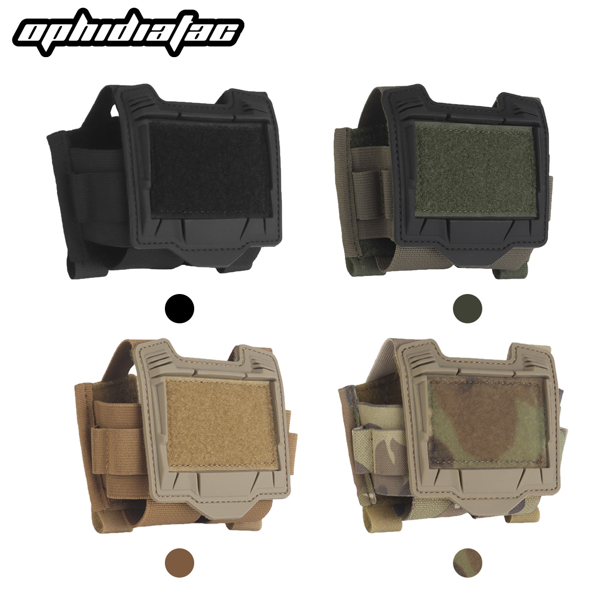 Outdoor Hunting Packs - ชุดแบตเตอรี่หมวกกันน็อคประสิทธิภาพสูง - กระเป๋าเสริมอเนกประสงค์ ดีไซน์สายรัดยางยืดสําหรับการล่าสัตว์และการใช้งานกลางแจ้ง