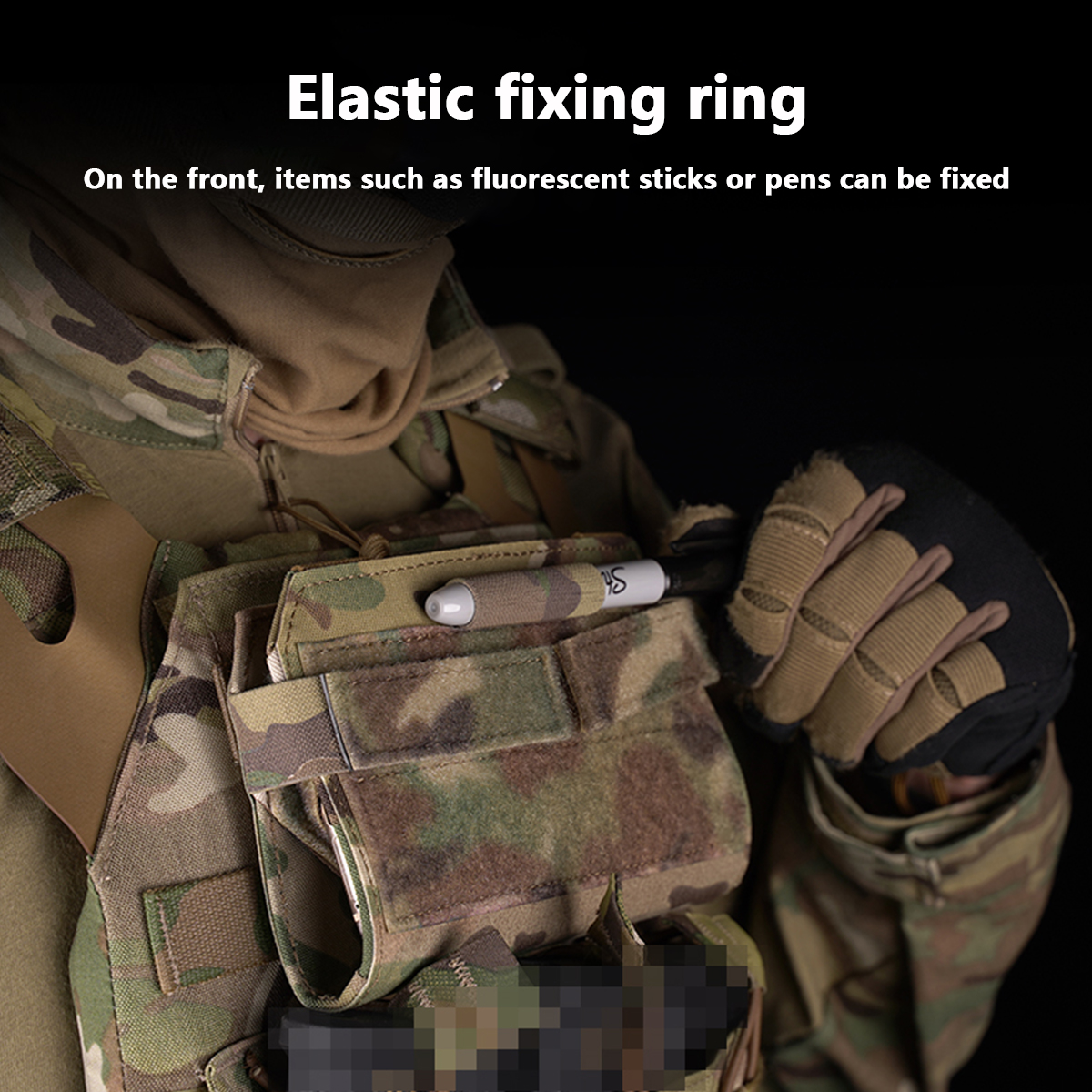 Outdoor Hunting Maps - กระเป๋าใส่แผนที่ติดเสื้อเกราะยุทธวิธี ช่องใส่โทรศัพท์สำหรับผู้บริหาร ระบบ MOLLE สำหรับล่าสัตว์ กีฬา