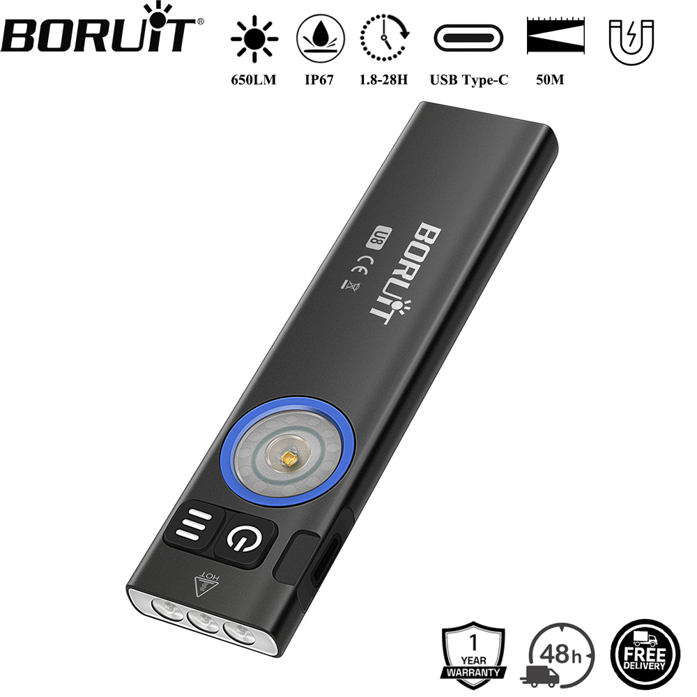 Outdoor Hunting Lights - ไฟฉาย LED BORUiT U8 650LM EDC