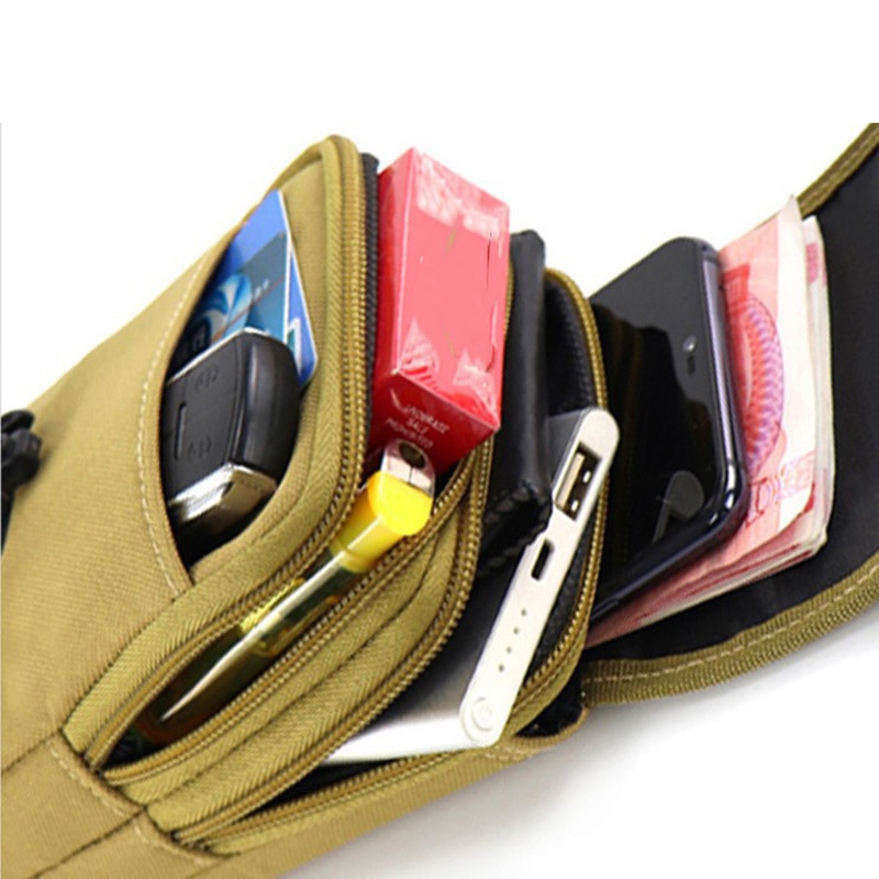 Outdoor Hunting Packs - EDC Molle กระเป๋า Double Layer กันน้ํากลางแจ้งทหารเอว
