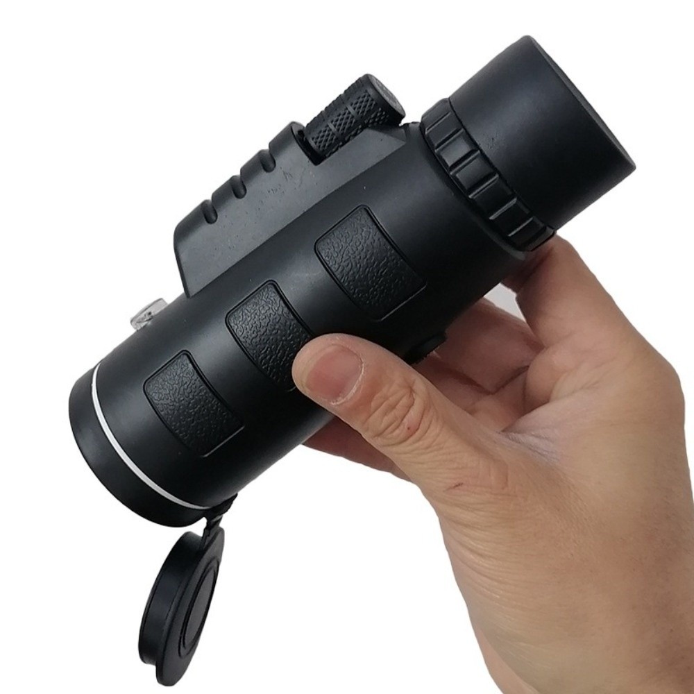 Monocular Night Vision - กล้องโทรทรรศน์ซูมแบบตาเดียวพร้อมขายึดอะแดปเตอร์สมาร์ทโฟน กล้องมองกลางคืนแบบตาเดียวที่ทรงพลัง กล้องมองกลางคืนแบบตาเดียวระยะไกล HD อุปกรณ์ตั้งแคมป์