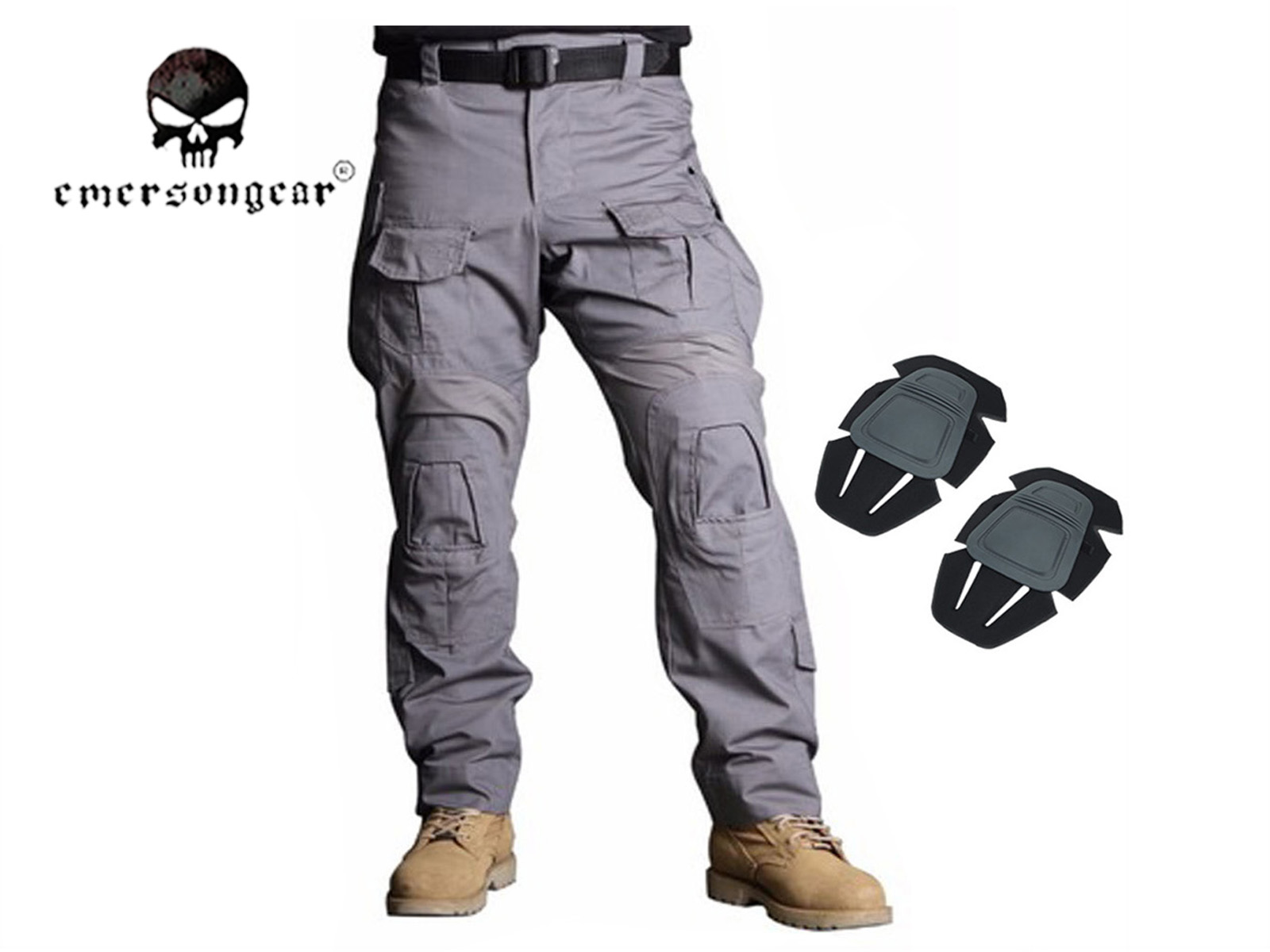 Outdoor Hunting Trousers - Emersongear EM9294 กางเกงยุทธวิธี G3 สีเทา กางเกงทหาร