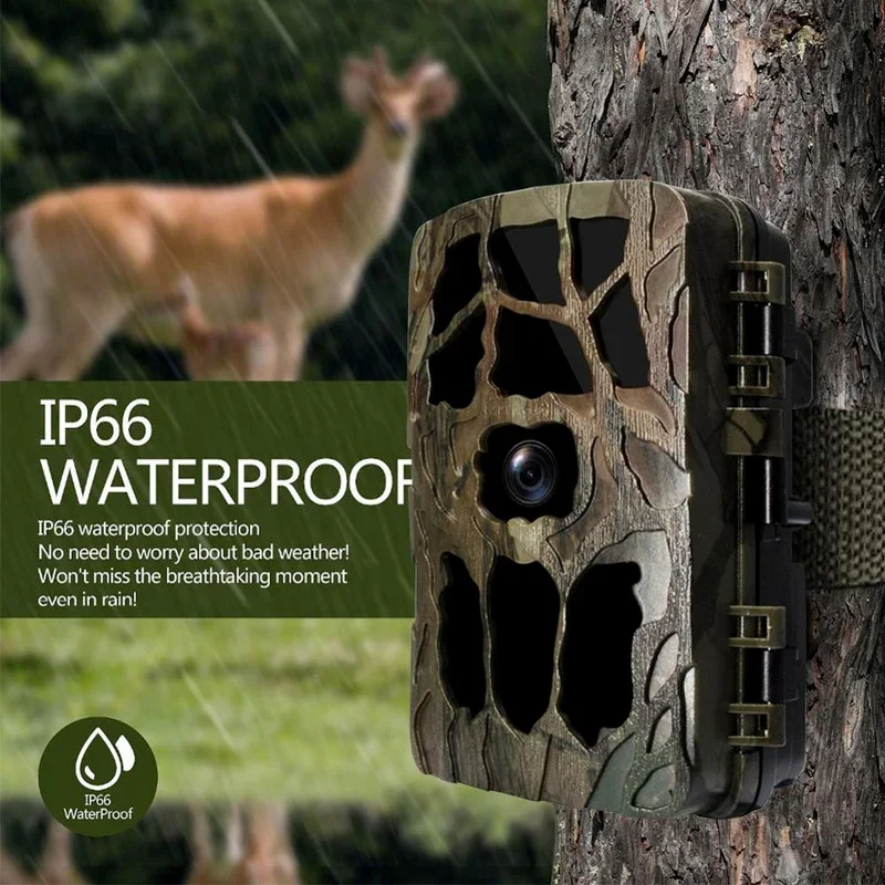 Outdoor Hunting Camera Wireless - H982 IP66กันน้ำ4K กลางแจ้งอินฟราเรด1080P Night Vision Trail