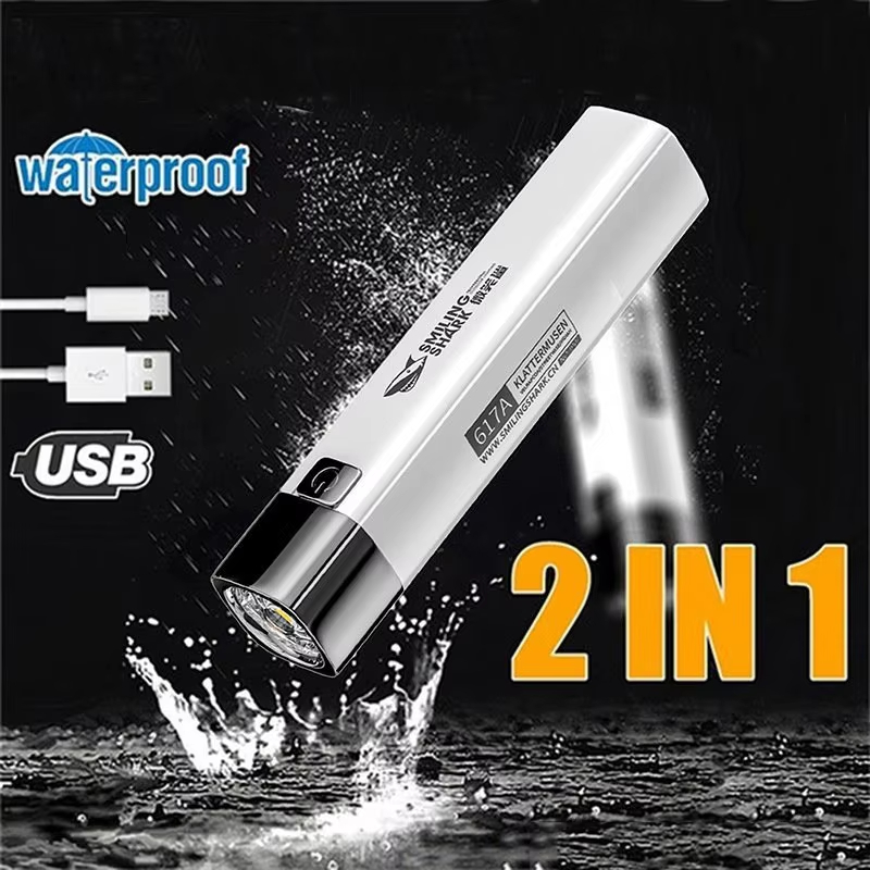 Outdoor Hunting Lights - ไฟฉาย LED สว่างพิเศษแบบชาร์จ USB สำหรับขี่กลางคืน ตั้งแคมป์