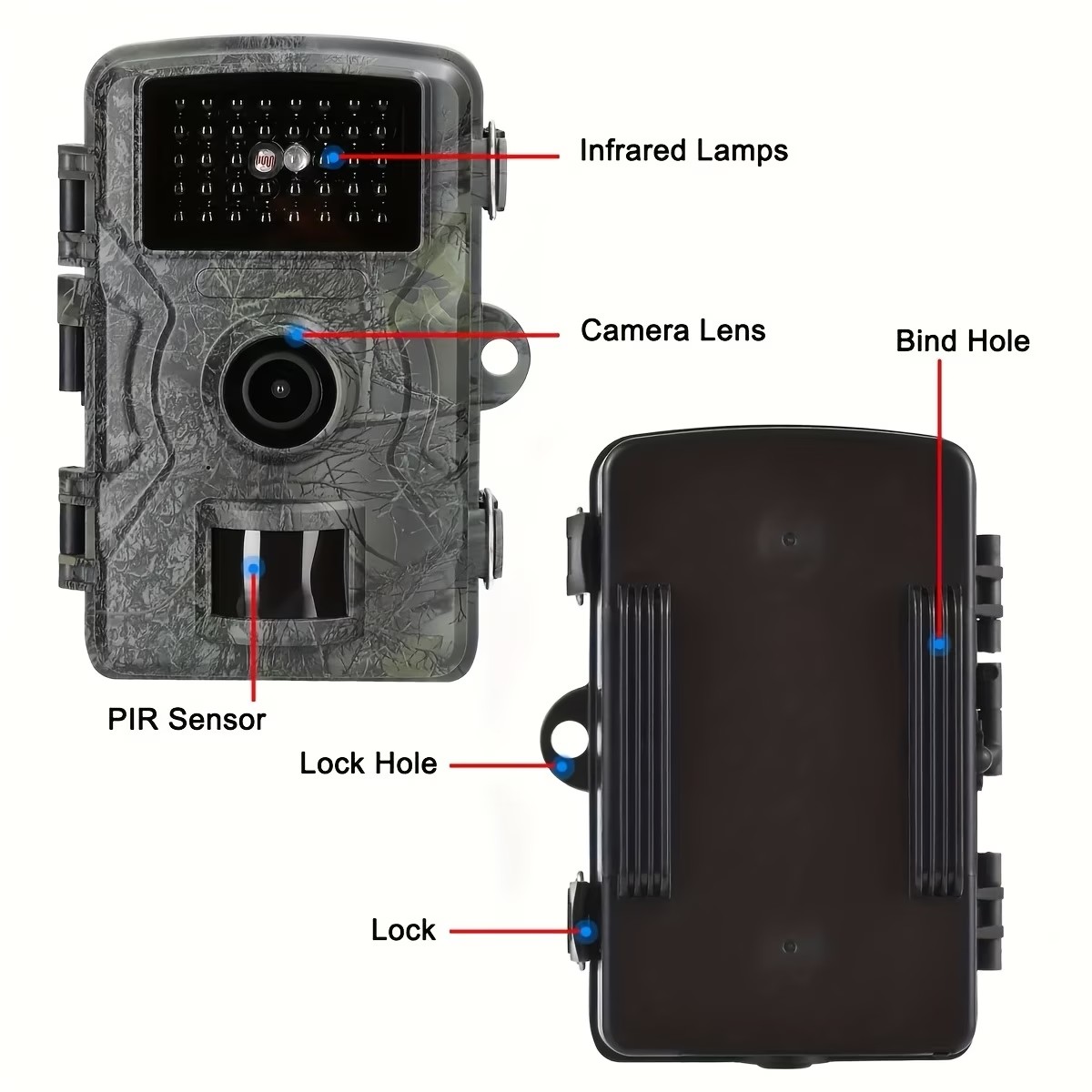 กล้องติดตามสัตว์ป่ากลางแจ้ง 10 - Outdoor Hunting Camera Wireless บทวิจารณ์และราคา