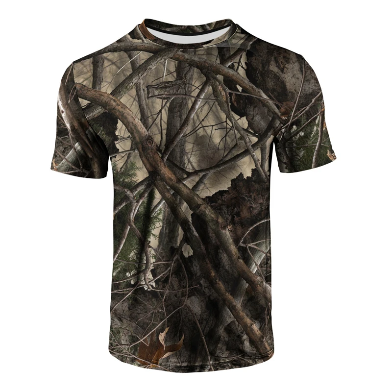 เสื้อยืดลายพรางต้นไม้เหมือนจริ - Hunting Outdoor Shop บทวิจารณ์และราคา