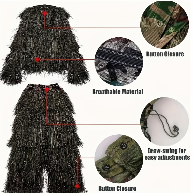 ชุดพรางตัว 5-in-1 สำหรับล่าสัต - Outdoor Hunting Photography บทวิจารณ์และราคา