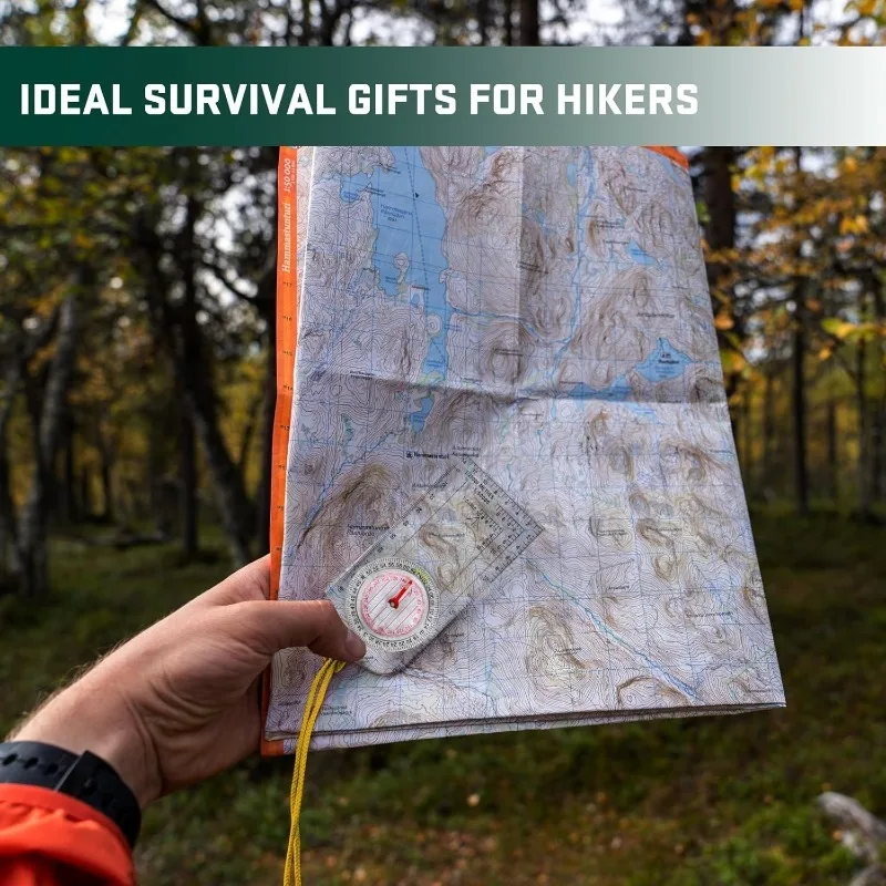 DC40-3A เข็มทิศนําทางแผนที่ไม้ - Outdoor Hunting Maps บทวิจารณ์และราคา