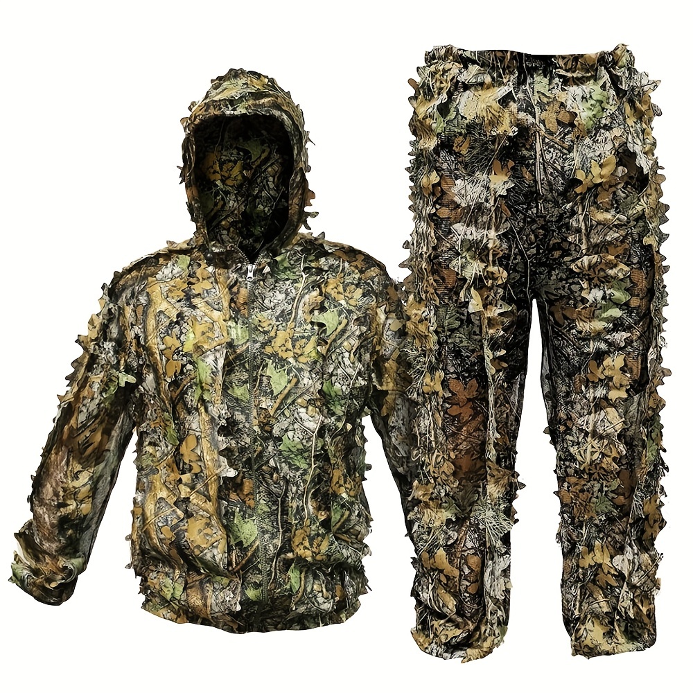 ชุดล่าสัตว์ป่าใบน้ําหนักเบา Ca - Outdoor Hunting Photography บทวิจารณ์และราคา