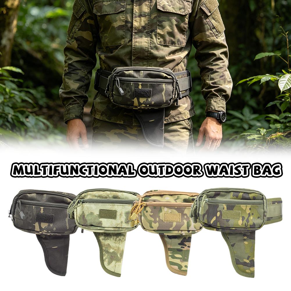 กระเป๋าคาดเอวกันน้ำลายพรางแบบย - Outdoor Hunting Packs บทวิจารณ์และราคา