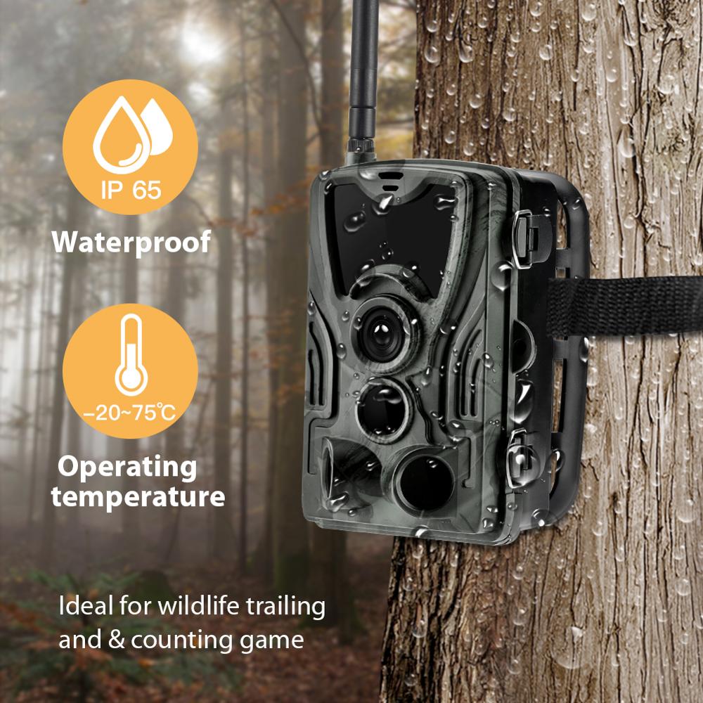 กลางแจ้ง 4G HD 1080P FTP SMTP  - Outdoor Hunting Camera Wireless บทวิจารณ์และราคา