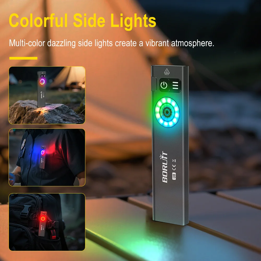 ไฟฉาย LED BORUiT U8 650LM EDC  - Outdoor Hunting Lights บทวิจารณ์และราคา
