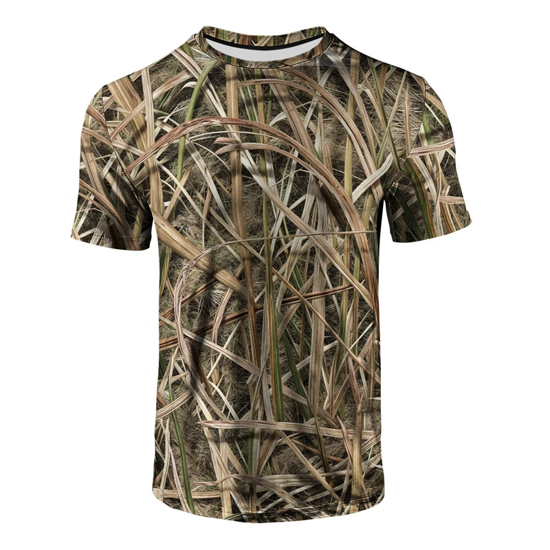 เสื้อยืดลายพรางหญ้าสำหรับผู้ชา - Hunting Outdoor Shop บทวิจารณ์และราคา