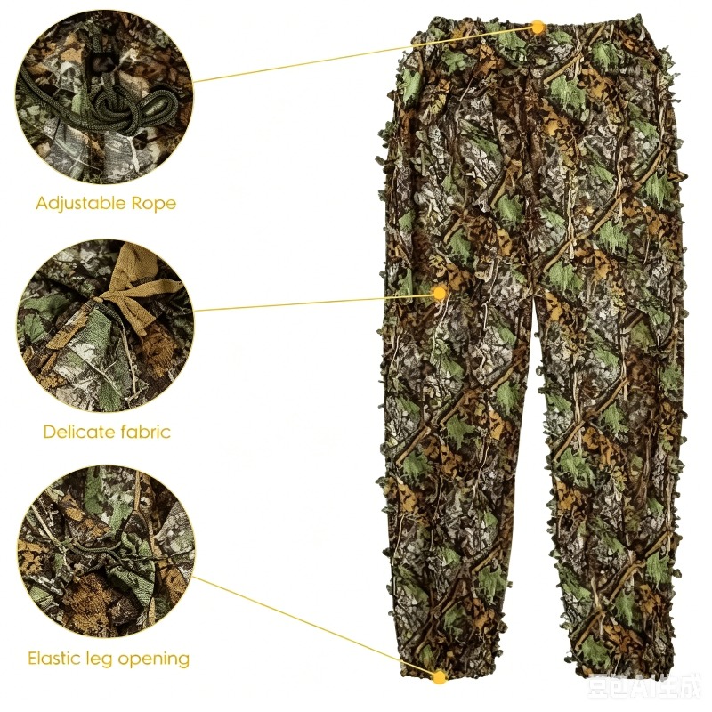 ชุดพรางลายใบไม้ 3 มิติ สำหรับล - Outdoor Hunting Photography บทวิจารณ์และราคา