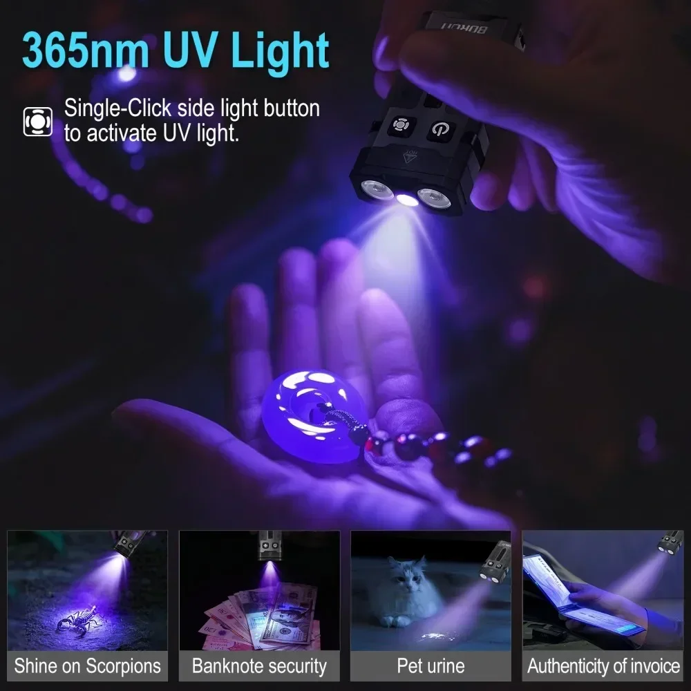ไฟฉายพวงกุญแจ BORUiT EV20 1100 - Outdoor Hunting Lights บทวิจารณ์และราคา