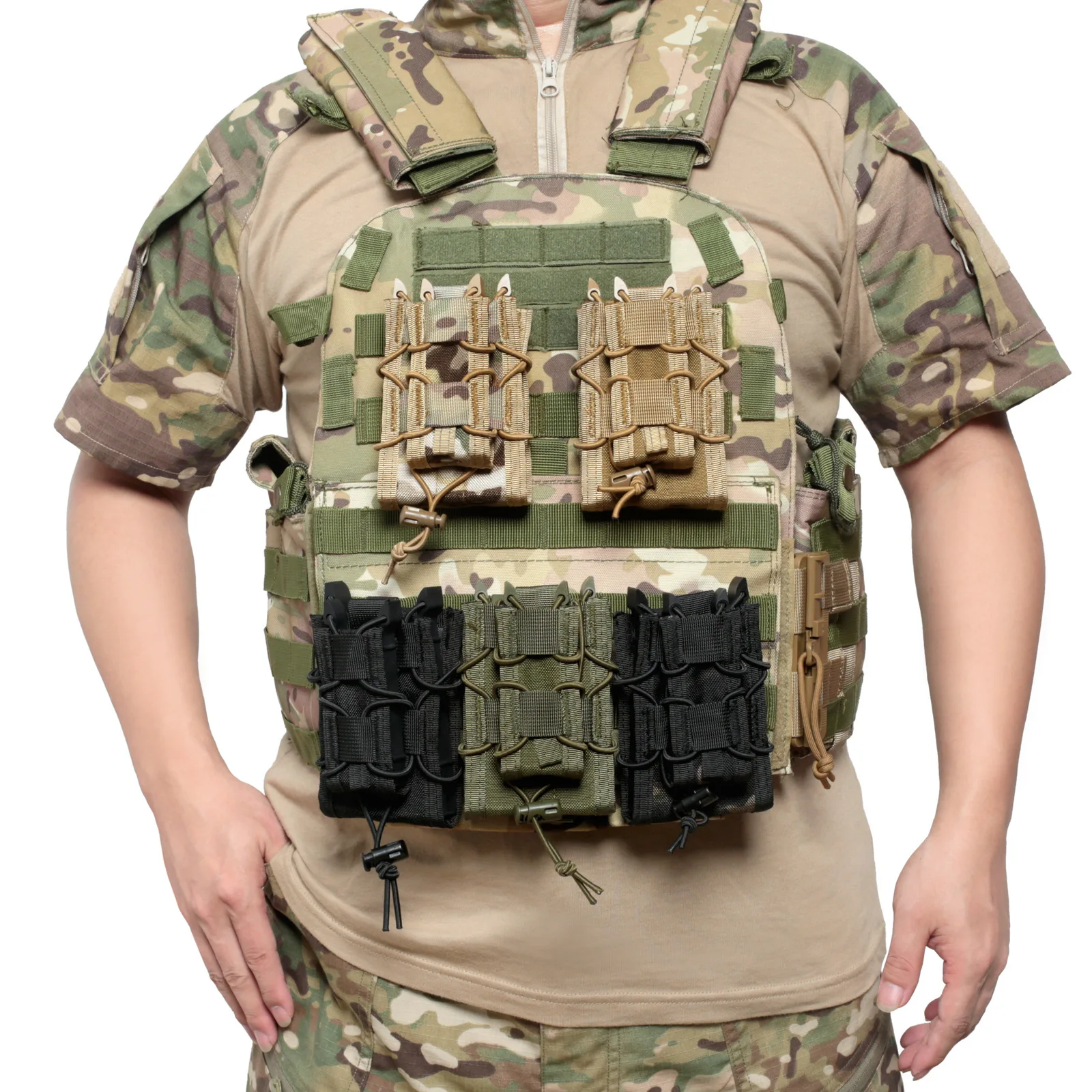 5.56 9 มม.Molle นิตยสาร AK AR  - Hunting Outdoor Stores บทวิจารณ์และราคา