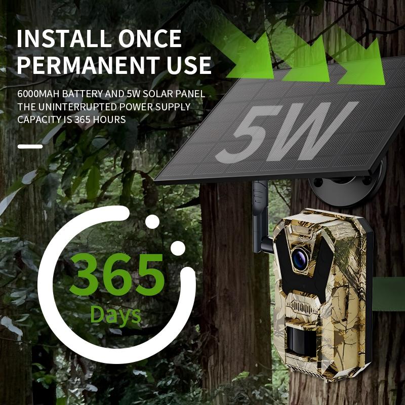 กล้องล่าสัตว์ T6 4G Solar LTE  - Outdoor Hunting Camera Wireless บทวิจารณ์และราคา
