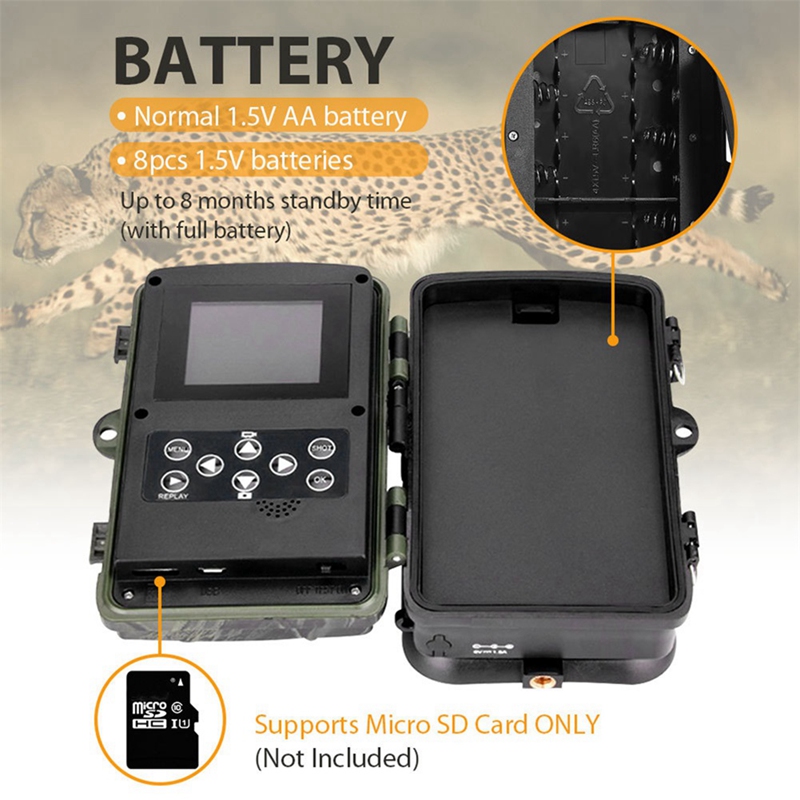 กล้องติดตามสัตว์ป่า รุ่น-801A  - Outdoor Hunting Camera Wireless บทวิจารณ์และราคา