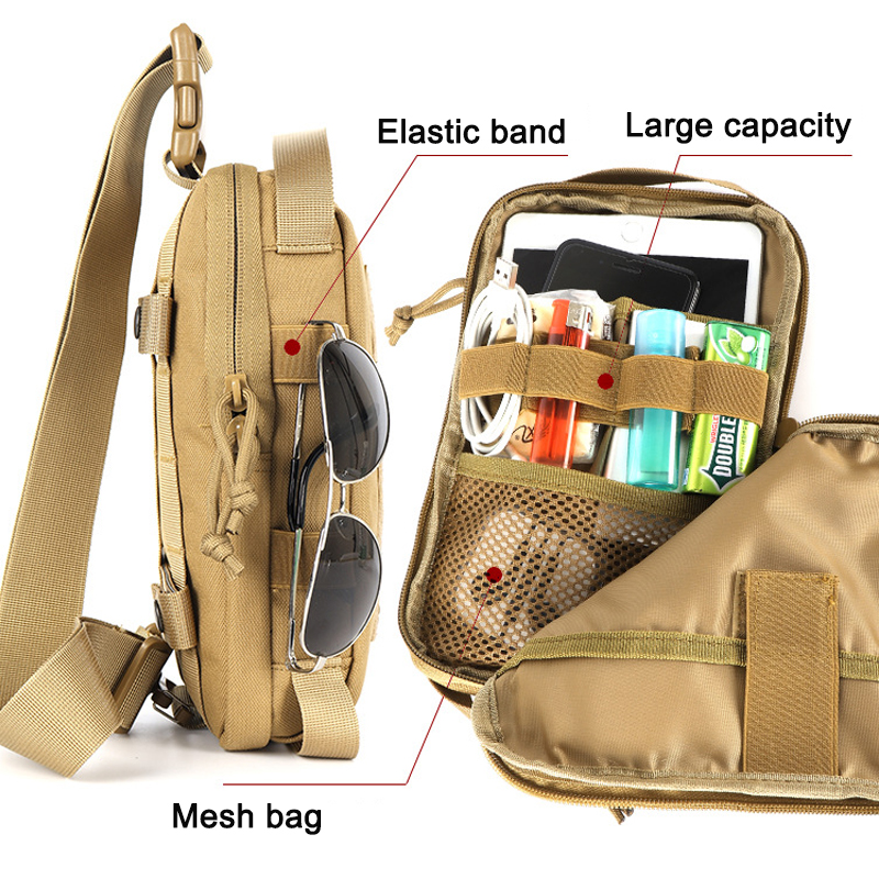 กระเป๋าคาดเอวสำหรับกีฬา1000D ท - Outdoor Hunting Packs บทวิจารณ์และราคา