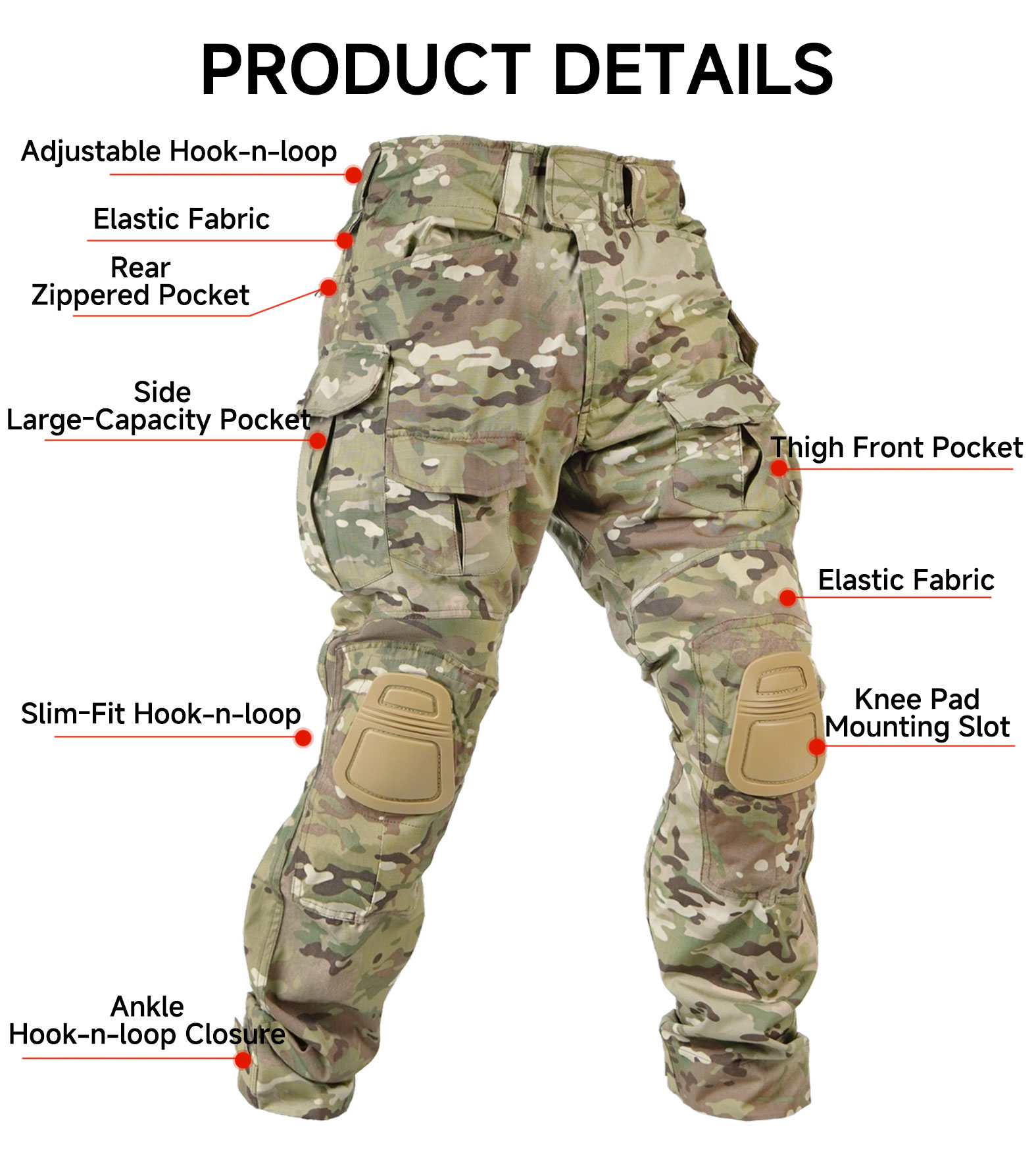 กางเกงยุทธวิธี G3 กางเกงคาร์โก - Outdoor Hunting Trousers บทวิจารณ์และราคา