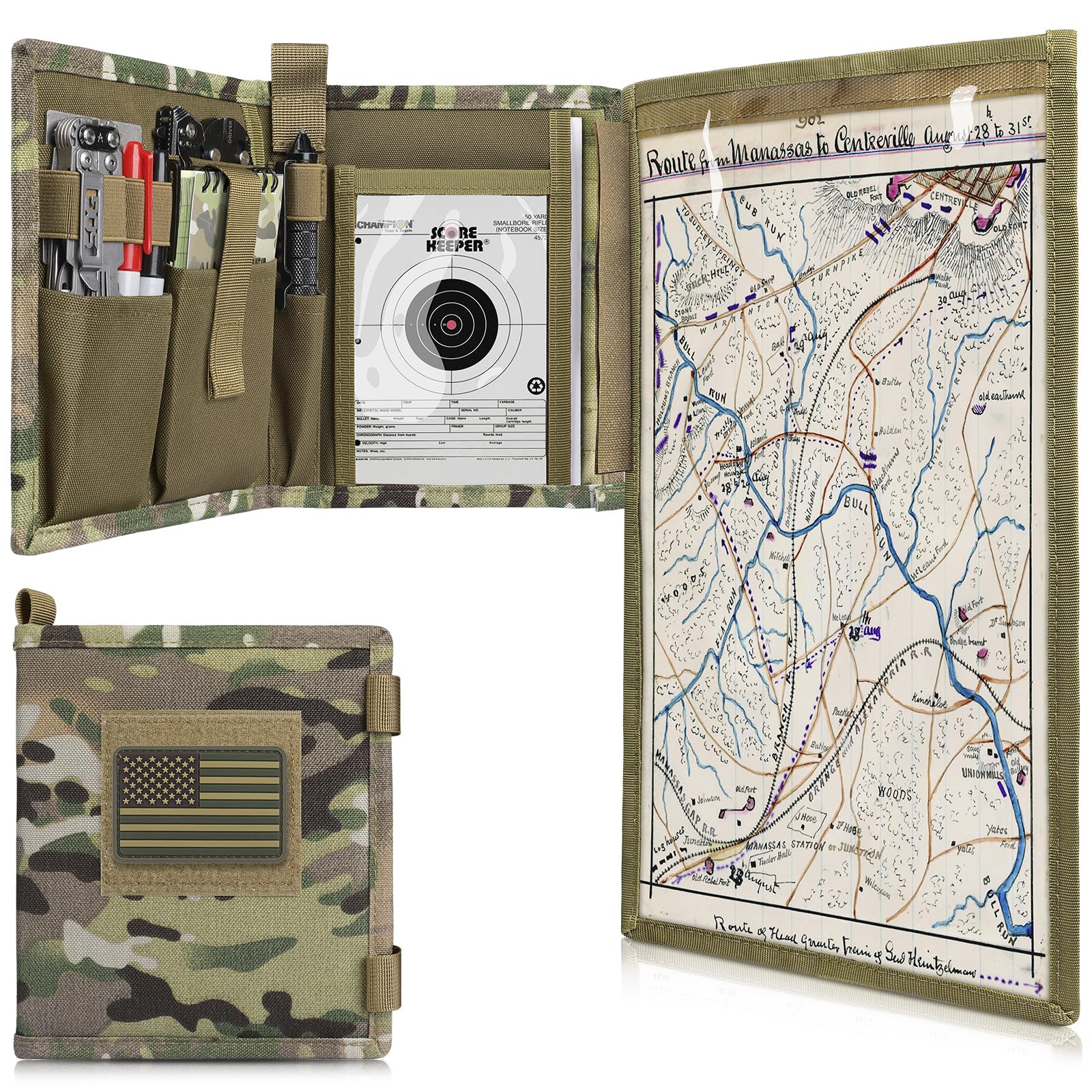 กระเป๋ายุทธวิธีทหารแผนที่กรณีผ - Outdoor Hunting Maps บทวิจารณ์และราคา