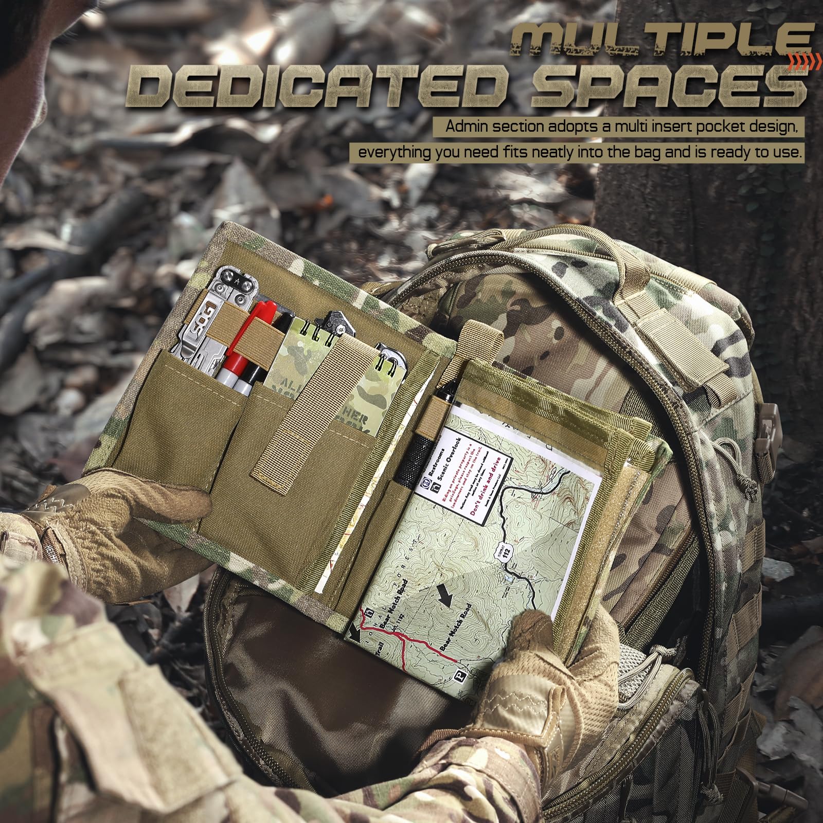 กระเป๋ายุทธวิธีทหารแผนที่กรณีผ - Outdoor Hunting Maps บทวิจารณ์และราคา