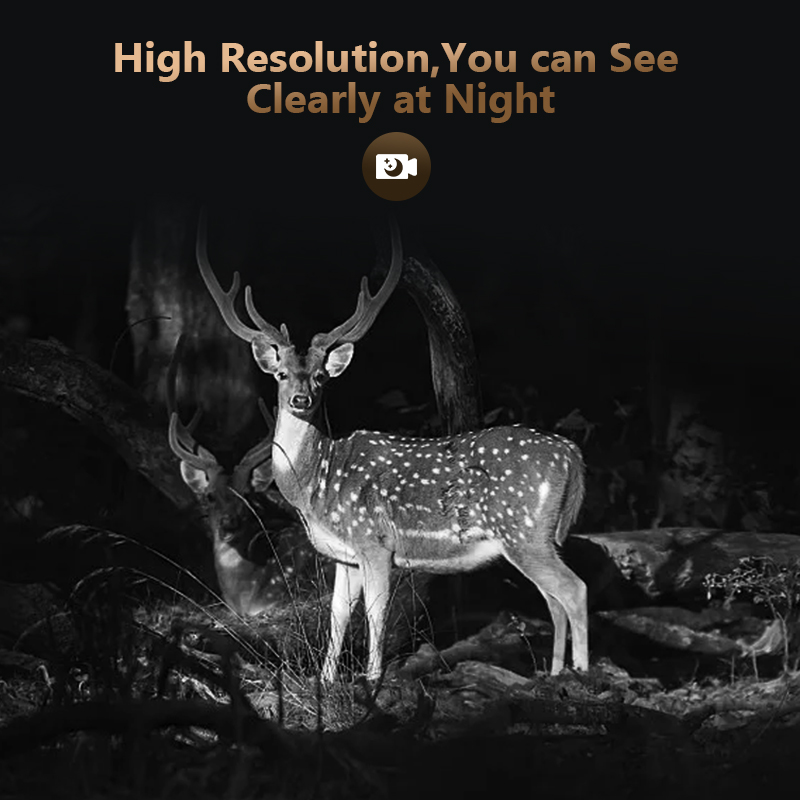กล้องล่าสัตว์ป่ากลางแจ้ง4MP 4G - Outdoor Hunting Camera Wireless บทวิจารณ์และราคา