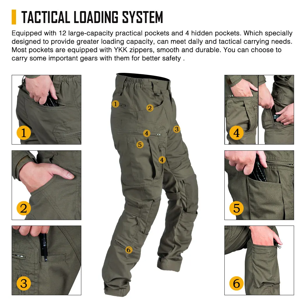 IDOGEAR ยุทธวิธี UFS ชุดการล่า - Outdoor Hunting Trousers บทวิจารณ์และราคา