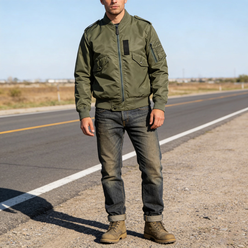 เสื้อแจ็คเก็ตบอมเบอร์คุณภาพหรู - Hunting Outdoor Shop บทวิจารณ์และราคา