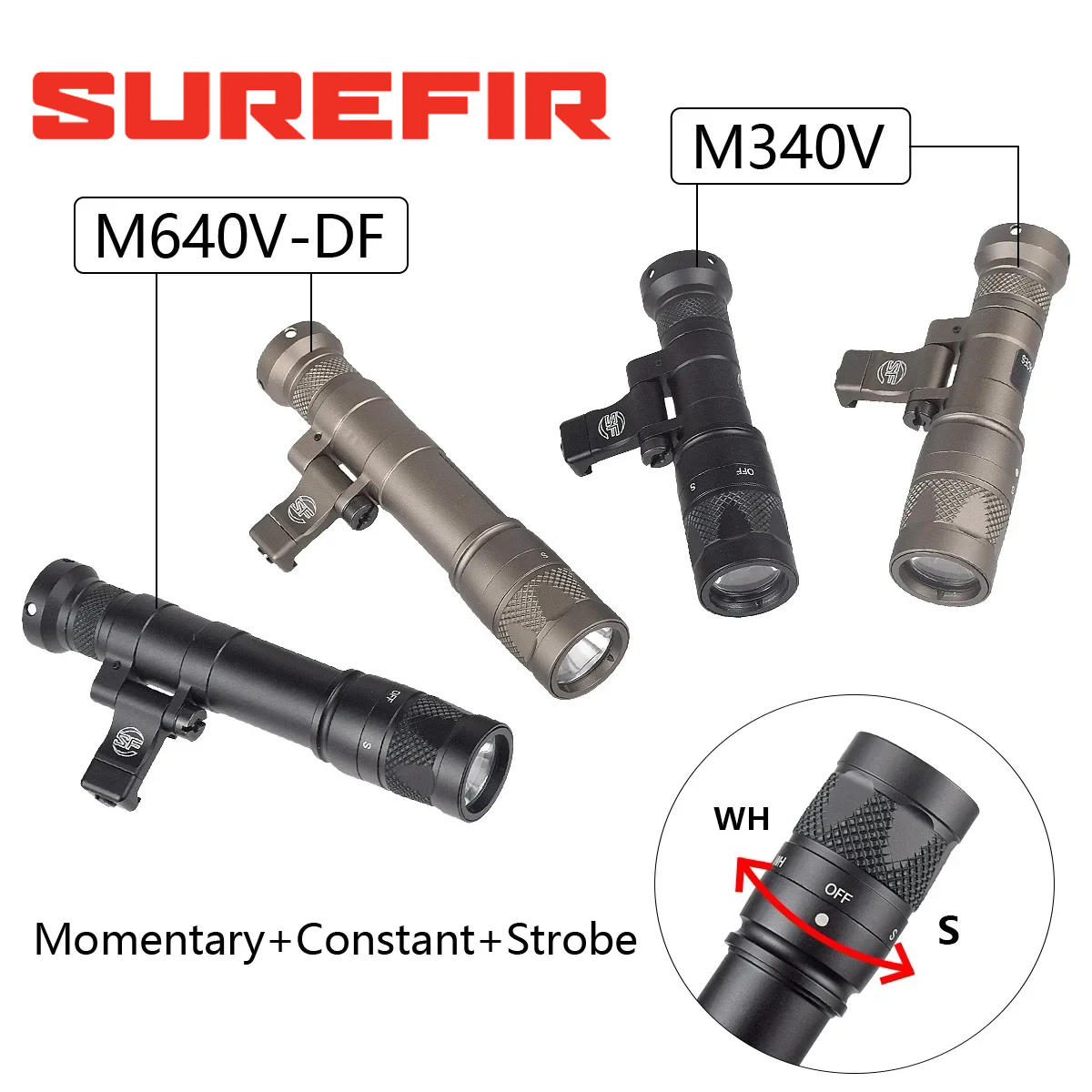ไฟฉาย Surefir M600 M340 DF M64 - Hunting Outdoor Shop บทวิจารณ์และราคา