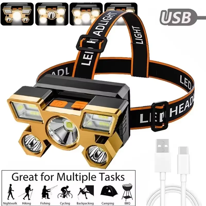 ไฟฉายคาดศีรษะแบบชาร์จไฟได้ทรงพ - Outdoor Hunting Lights บทวิจารณ์และราคา