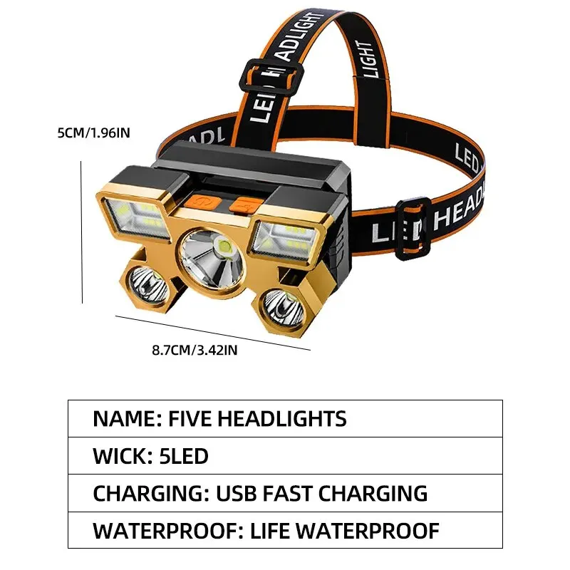 ไฟฉายคาดศีรษะแบบชาร์จไฟได้ทรงพ - Outdoor Hunting Lights บทวิจารณ์และราคา
