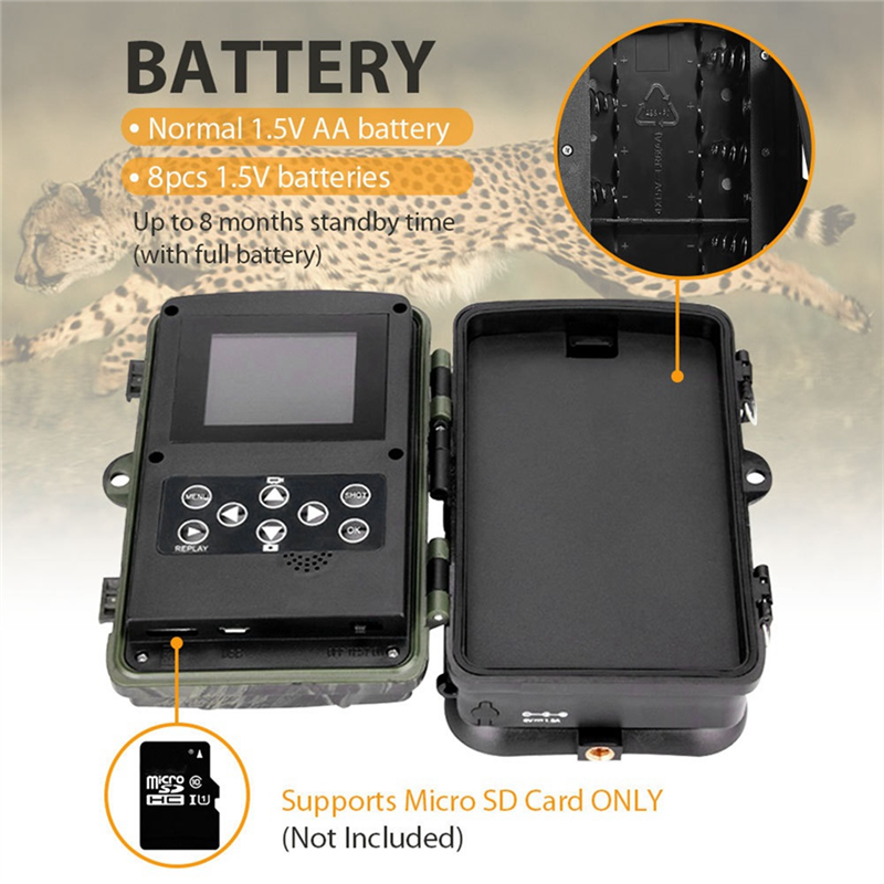 กล้องติดตามสัตว์ป่ากลางแจ้ง HO - Outdoor Hunting Camera Wireless บทวิจารณ์และราคา