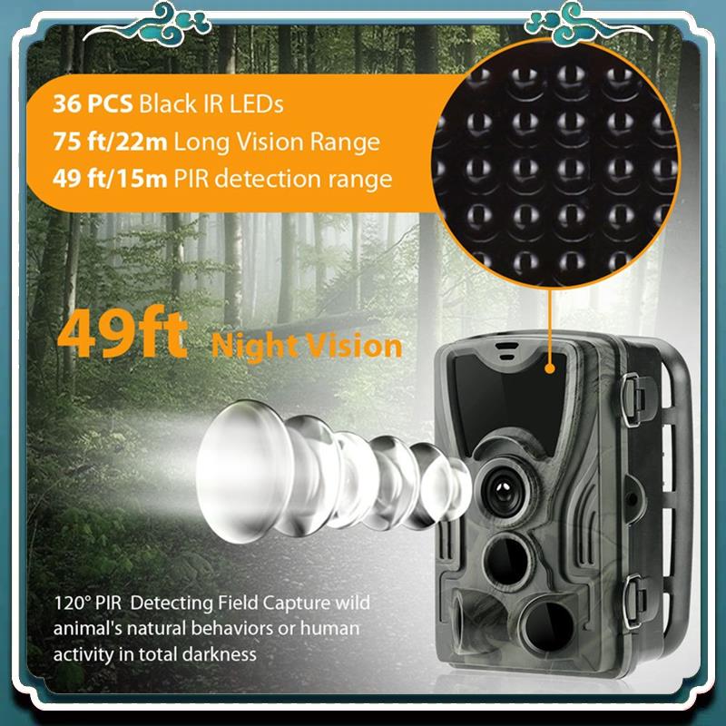 กล้องติดตามสัตว์ป่า HC-801A 4K - Outdoor Hunting Camera Wireless บทวิจารณ์และราคา