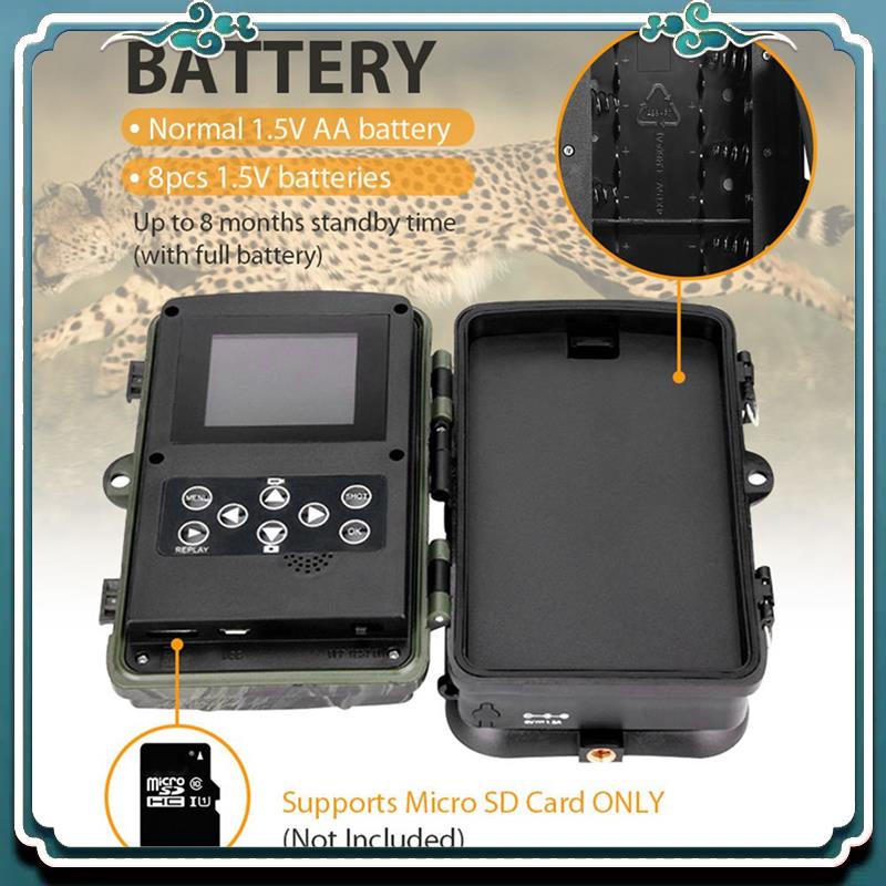 กล้องติดตามสัตว์ป่า HC-801A 4K - Outdoor Hunting Camera Wireless บทวิจารณ์และราคา