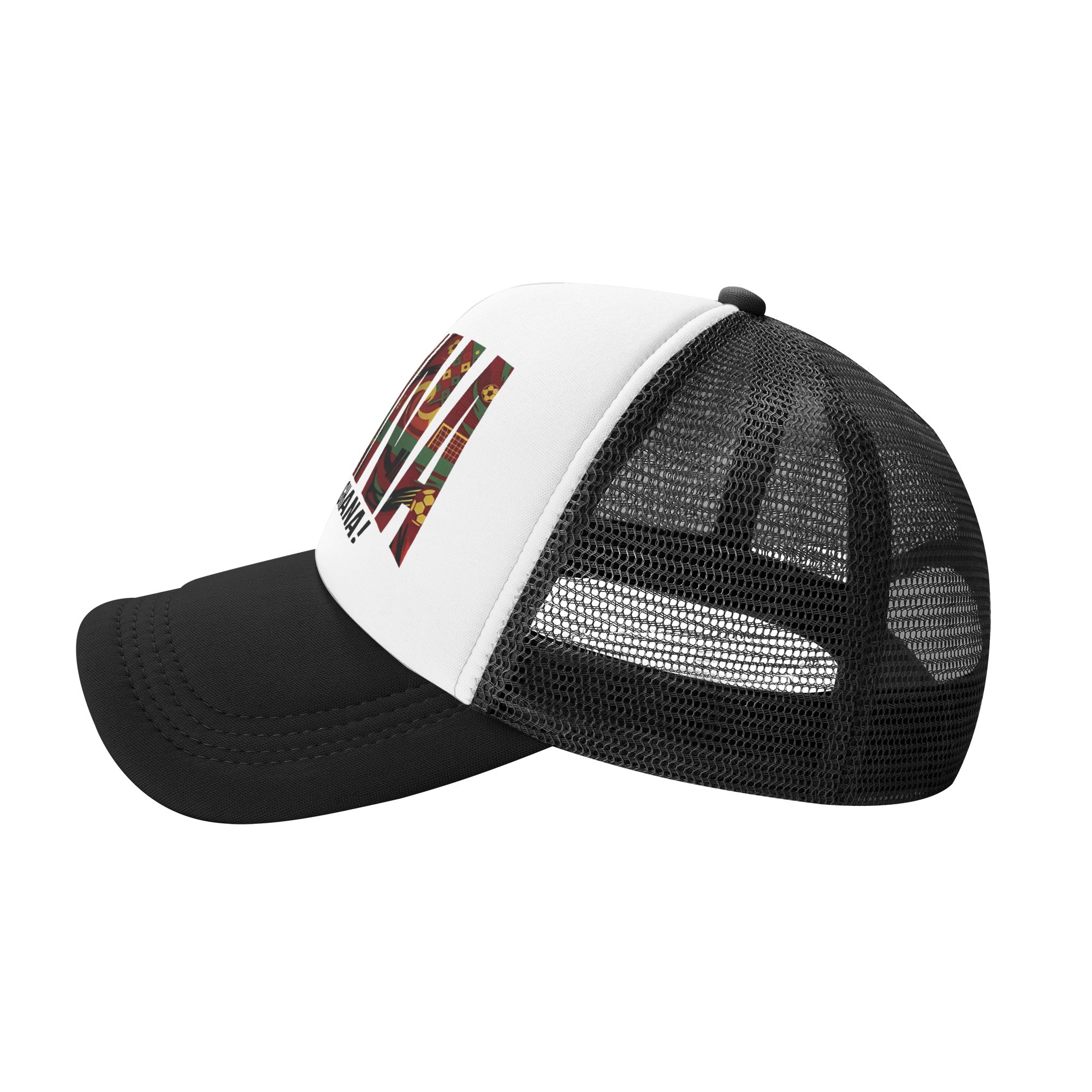 หมวกแก๊ปทีมชาติกานา หมวกกันแดด - Hunting Outdoor Logos บทวิจารณ์และราคา