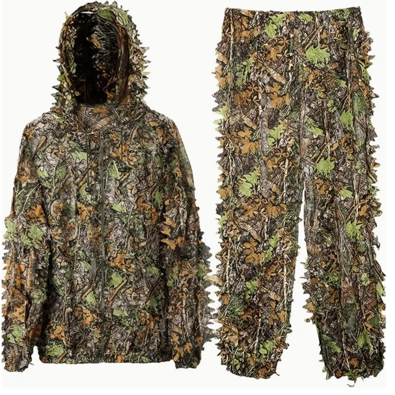 ชุดลายพรางใบไม้ 3 มิติ สำหรับก - Outdoor Hunting Photography บทวิจารณ์และราคา