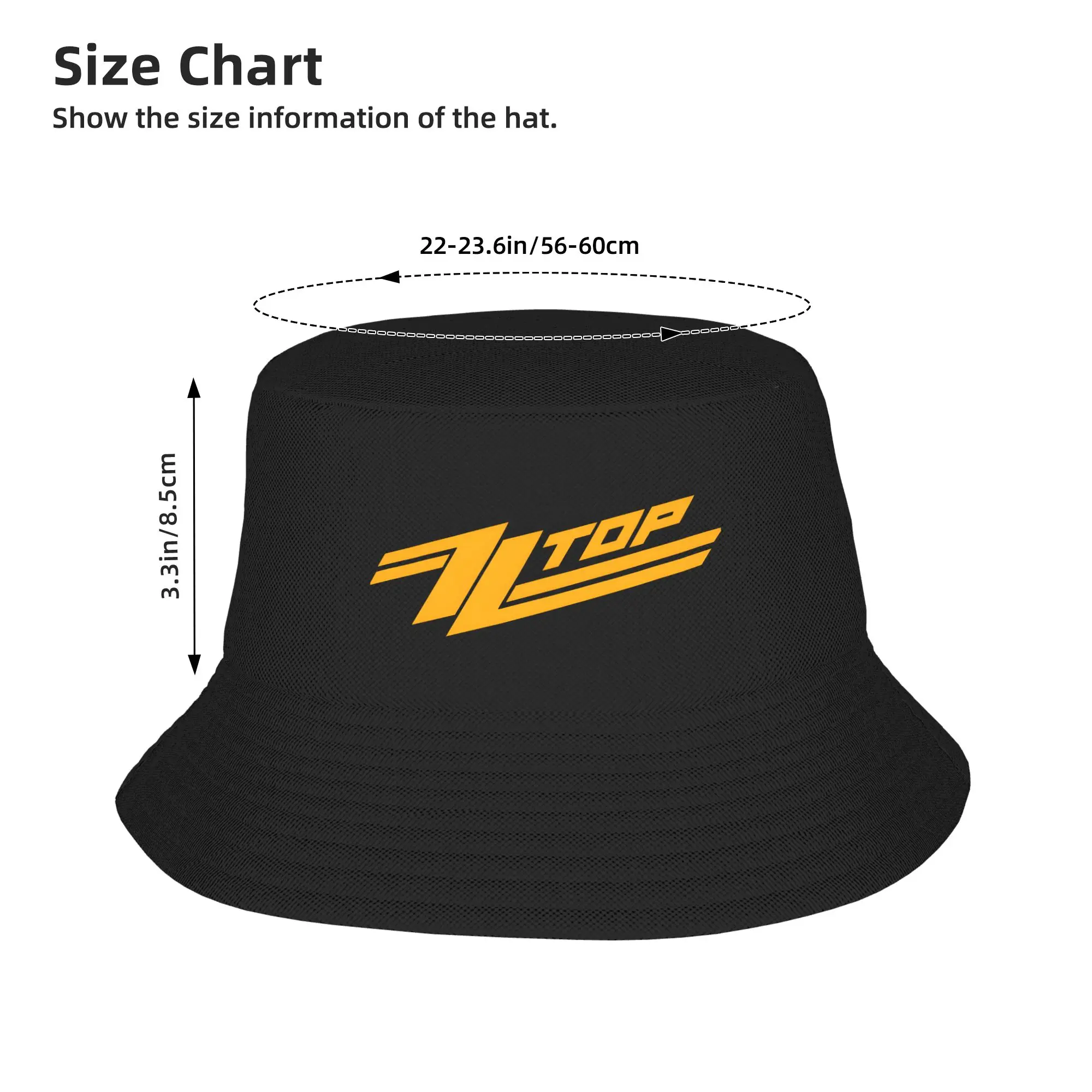 หมวกบักเก็ตโลโก้ ZZ Top แบบใหม - Hunting Outdoor Logos บทวิจารณ์และราคา