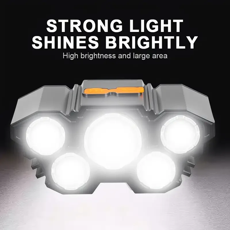 ไฟหน้าแบบพกพา 5LED สำหรับใช้งา - Outdoor Hunting Lights บทวิจารณ์และราคา
