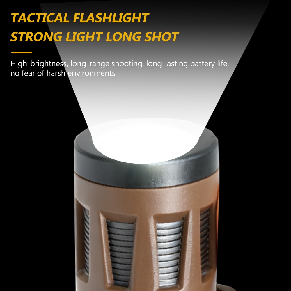 BOOIU ไฟฉายยุทธวิธี 400 ลูเมน  - Outdoor Hunting Lights บทวิจารณ์และราคา